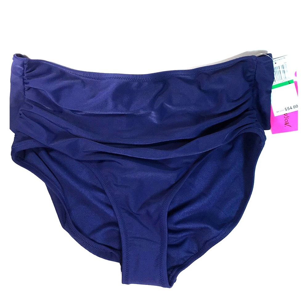 Betsey Johnson Swim Bottoms Blue Tied Bikini  Sz L